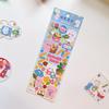 Lindas pegatinas de tarjetas goo de dibujos animados láser al por mayor de animales brillantes pegatinas creativas para tazas pegatinas para cuentas de mano ins