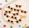 Yiwu Fuente de Artículos Soporta Dropshipping Resina Dibujos Animados Gafas de Sol Peculiares Parches Joyería Hecha a Mano DIY Accesorios Materiales en Stock