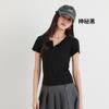 Camiseta Feminina de Manga Curta em Tecido Tencel de Verão Versátil Gola V Pequena Top Casual Feminino Slim Fit Camisa Base Tencel para Mulheres