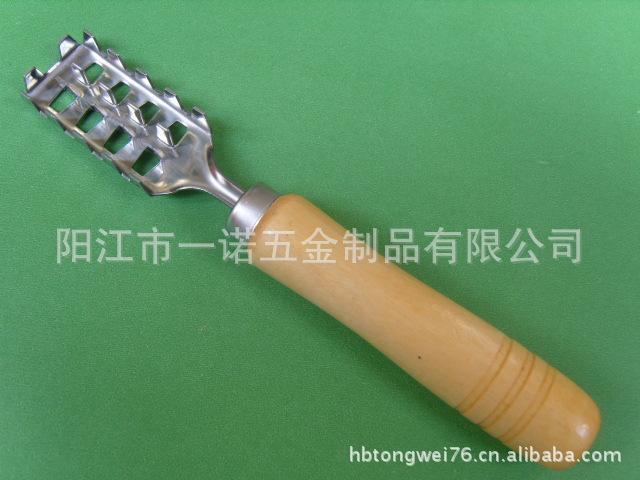 G-018BA不锈钢鱼鳞刨子水果刨瓜刨,多功能刨果皮刨总长1