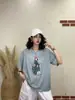 Camiseta Informal Amplia de Dibujos Animados Nueva de Verano para Niñas, Reductora de Edad, Moda Talla Grande, Top Informal Versátil, Venta al por Mayor