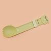Comedero con cuchara para gatos, exprimidor de tiras, suministros para gatos, cuchara de comida para gatos de alpaca.
