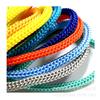 Cuerda para sombrero de polipropileno ecológica cuerda de polipropileno de color negro y blanco cordón de ajuste para impermeable cordón de ajuste 3 mm ganchillo cortado al calor en stock