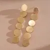 Colar Redondo Metálico Transfronteiriço Europeu e Americano, Estilo Minimalista Simples e Único, Acessório de Pescoço Versátil de Nicho de Alta Qualidade