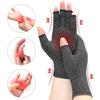 Luvas de Pressão Antiderrapantes de Silicone para Dispensar, Macias e Respiráveis, para Desconforto no Pulso, Protetor de Tendão de Meio Dedo, Luvas de Mãe