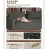 Sofá de Couro Lavável com Arranhador de Gato Estilo Nórdico de Luxo Leve, Modelo Popular para Lojas de Roupas, Sofá de Três ou Quatro Lugares para Apartamentos Pequenos e Apartamentos de Aluguel