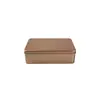 Caja Rectangular de Hojalata Multicolor, Caja de Empaque para Galletas de Horneado, Caja de Regalo para Dulces Copo de Nieve Repostería, Caja Vacía