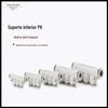 Conector rápido pneumático branco PK-8 PK-4 PK-6 PK-10 1PK-2 conector de tubo de gás de plástico de cinco vias