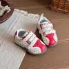 Moda para Niñas Estilo Coreano Estilo Ins Velcro Casual Zapatos de Tabla de Caña Baja Nuevos de Otoño 2026 Zapatos Deportivos para Niños