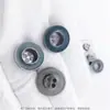1.8 Fivela Redonda de Metal com Quatro Furos para Roupas Chapéus Mercado Artesanal Botão Pintado com Letra Acessórios
