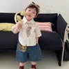 Traje para Niños 2026 Verano Nuevo Estilo para Bebés y Niños Pequeños Guapo Moderno Lindo Versátil Abrigo Elegante