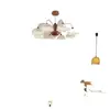 Lustre para sala de estar, luz principal para o hall, estilo creme casca de ovo, sensação de luxo, luminária de ferro forjado estilo francês vintage novo de 6 peças, iluminação Zhongshan