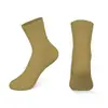Calcetines Personalizados para Primavera y Otoño, Calcetines de Algodón Transpirables de Malla para Hombre de Media Pantorrilla, Calcetines Blancos de Algodón Puro Absorbentes de Sudor y Resistentes al Olor para Hombre