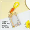 Conjunto de porta-crachá de estudante com cartão deslizante, cartão transparente de campus, bolsa para cartão de refeição, conjunto de identificação com foto love bean, capa protetora, atacado para homens e mulheres