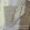 Zapatos, Sombreros, Bolsos, Conjuntos de Moda, Vestidos, Camisetas, Cubre-trajes de Tejido de Punto Hueco con Forma de Diamante Pequeño, Tejido de Punto Transpirable con Puntos