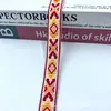 Novo estilo venda direta estilo nacional fita jacquard franja renda acessórios de vestuário 2CM de largura acessórios de cabelo decoração de brinquedo