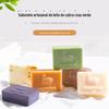 Sabonete Artesanal de Leite de Cabra Rosa Verde Mancha Hidratante Limpante Sabonete de Banho Feminino Caixa de Presente de Lembrancinha com Sabonete