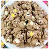 Acessórios de resina grampo de cabelo diy cola de creme acessórios para capa de celular cordão para cabelo boneca de desenho animado brinquedos infantis atacado