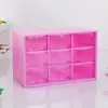 Venta Directa de Fábrica Caja de Almacenamiento Tipo Cajón de Nueve Compartimentos a Prueba de Polvo Blanca Caja de Almacenamiento para Joyería y Cosméticos Venta al por Mayor