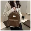 Mochila de Nicho Versión Coreana para Mujer 2025 Nueva Moderna Retro Casual Versátil Bolsa Escolar Mochila de Viaje para Estudiante