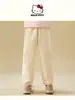 [Macio e Respirável] Calça de Moletom de Veludo para Meninas Outono e Inverno 2024 Média e Grande Calças Esportivas de Corrida para Crianças Venda por Atacado