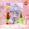 Pintura Diamante Princesa Sorvete com Moldura Kit de Material Artesanal DIY Infantil Adesivo Atacado Cristal