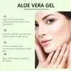 Viareline Gel de Cuidado Aloe Vera Suave Nutritivo Hidratante Pele do Corpo Diário Massagem Gel de Cuidado da Pele