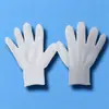 Guantes Finos de Nailon Transpirables, Libres de Polvo, Antiestáticos, para Ensamblaje Electrónico, Ropa de Trabajo Protectora, Jardinería, Manualidades, Etiqueta de Cinco Dedos