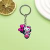 Llavero creativo de la serie Hello Kitty de AliExpress. Pequeño regalo. Llavero de coche de moda.