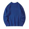Novo suéter masculino moderno para outono e inverno, camisa base de malha grossa, jaqueta top solta com gola redonda estilo Hong Kong para casais