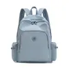 Mochila de tecido de nylon simples e casual para mulheres, nova mochila de viagem leve de grande capacidade, bolsa escolar moderna para o dia a dia