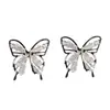 Pendientes de Aleación de Cobre 'Mariposa Destello' Pendientes de Mariposa Súper de Hada y Dinámicos, Pendientes de Temperamento Suave de Hada, Estilo Nuevo
