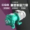 Bomba de reflujo 220V Jiangnan bomba de aguas residuales resistente a ácidos y álcalis bomba magnética química de fluoroplástico CQB40-40-125F