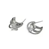 Pendientes de Línea Escalonada de Circonita de Diseño de Nicho, Pendientes Simples de Gama Alta Estilo Ins Fresco Femenino y Exquisito