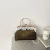 Nuevo Bolso de Mano Estilo Chino Nacional para Mujer, Bolso Cruzado de Hombro con Cadena y Perlas, Nuevo Modelo Verano 2026, Bolso con Cierre