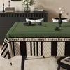 Mantel Estilo Medieval Impermeable y a Prueba de Aceite Mantel Sin Lavar 2025 Nuevo Estilo Tapete de Mesa Cubierta Retro de Gama Alta para Mesa de Café Mantel