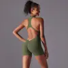 Nuevo Body Deportivo Transparente de Alta Intensidad Color Sólido Transfronterizo, Espalda Descubierta, Ropa de Yoga Ajustada, Ropa Ajustada para Correr y Fitness