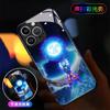 Funda Luminosa de Manzana 16 Flash para Teléfono Animación Japonesa Manzana 15ProMax Funda Protectora Luminosa