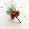 Ramo DIY de Año Nuevo Caja de Regalo de Navidad y San Valentín con Decoraciones de Ramo Decoración de Floristería de Navidad