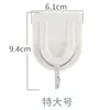 Ganchos Adhesivos Ganchos para Colgar sin Rastro Sin Taladro Fuertes para Llaves Blancos en Forma de U Grandes de Pared Plástico Adhesivos Ganchos al por Mayor
