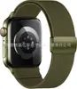 Adecuado para Apple iWatch Correa de Nylon Hebilla Magnética Ajustable Elástica Sarga Tejida de Nylon Correa de Reloj
