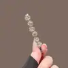 Pasador de Pelo Estilo K-Pop con Pedrería Austriaca, Pasador de Presión, Pinza para Fleco, Pedrería de Cristal, Pinza Lateral de Dulce y Fresco Temperamento de Hada