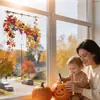 D22997 Decoración Colgante Tema Cosecha de Frutas de Otoño Pegatina para Ventana para Puertas de Cristal y Ventanas Decoración Festiva Pegatina de Cristal Electroestática