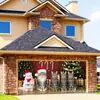 Decoraciones de Escena Más Vendidas Transfronterizas, Pegatinas Navideñas para Garaje, Telas Colgantes Más Vendidas en Amazon, Decoraciones para Fiestas de Año Nuevo