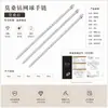 Pulseira de tênis requintada em estoque, popular no Douyin e Xiaohongshu, joias femininas no atacado, luxo leve com sensação de alta qualidade, pulseira de moissanita