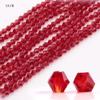 Suministro Directo Transfronterizo de Cuentas de Cristal de 4 mm de Alta Venta con Extremos Puntiagudos en Forma de Diamante para Hacer Cortinas, Accesorios de Joyería DIY al por Mayor