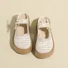 Medias zapatillas cómodas para mujer con punta abierta, nuevo diseño tejido hueco de suela gruesa, sandalias de verano para exteriores sin cordones 2026