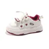 Zapatos Individuales para Niñas Tenis 2025 Otoño Nuevo Versátiles Transpirables a Prueba de Frío de Lona para Niños Zapatos de Suela Suave para Campus