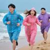 Capa de Chuva Descartável para Adultos, Poncho para Caminhadas ao Ar Livre, Ciclismo, Estilo Longo Espessado, À Prova de Chuva para o Corpo Inteiro, Versão Espessada Portátil