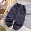 Calças Softshell, coleção de outono, calças esportivas de tecido para crianças, calças compridas casuais para meninos, Colega Panda P, vestuário para atividades ao ar livre